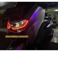 LAMPU LED ALIS DRL 5090 SEIN RUNING GRADE A+ 2MODE NMAX 2020/LAMPU ALIS FLEXIBEL Slim VARIASI NMAX S