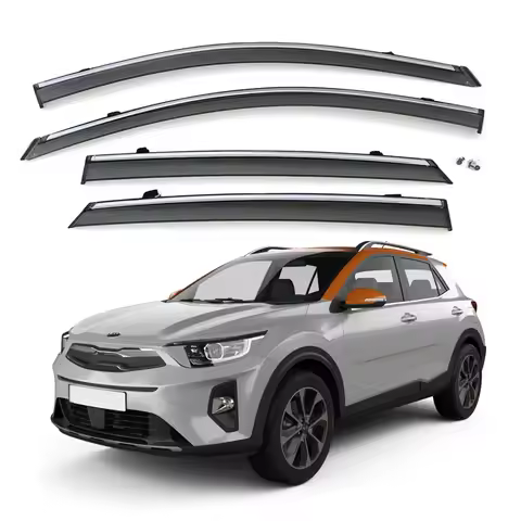 Special 2019-2021 Kia Kx1/Stonic Injection Molding Thickened Snap-on Rain or Rain Shield Eyebrow