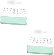 2 Sets Mahjong Pattern Ice Tray Pp Replaceable Ice Maker