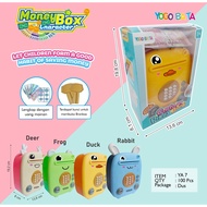Piggy Bank ATM Cartoon Bank Deposit Box YA3