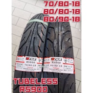 FKR TYRE TAYAR 18 RS900 Tubeless 70/80-18 80/80-18 80/90-18 RS900 (Cutting TT9)