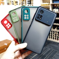 Camera Protection Phone Case Xiaomi POCO M4 Pro 4G X4 5G Casing Matte Translucent Shockproof Back Co