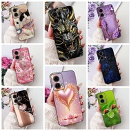 Motorola Moto G85 Case XT2427-3 Silicone Fashion Butterfly Flowers Cute Cartoon Cat Cool Funny Cover