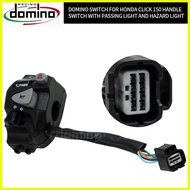 ♞,♘,♙Domino Handle Switch For Honda Click / VARIO With Passing Light and Hazard Light Plug and Play