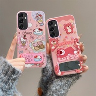 samsung a34 5g case samsung a35 5g case mirror bracket jelly phone case