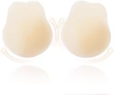 Sticky Bra-Push Up Adhesive Backless Strapless Bra for Women Reusable Silicone Nipple Covers