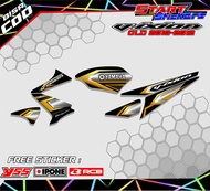 STRIPING VARIASI MOTOR VIXION OLD 2010-2012 / STICKER LIST VIXION OLD