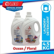 LEO Laundry Liquid Detergent Ocean / Floral - 4.5L 超浓缩洗衣液 (Ready Stock) Clothes detergent liquid / Liq Detergent