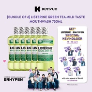 [Bundle of 6] Listerine Green Tea Mild Taste Mouthwash 750ml