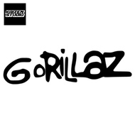 KAIZEN STUDIO Gorillaz Band Music Artist Singer Group Mirror Window Car Vinyl Cutting Sticker