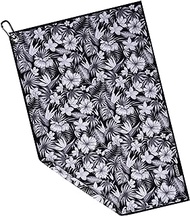 VIXYN Golf Towel for Golf Bags - Cool Golf Towels - Universal Golf Towels for Men and Women - Golf Bag Towel Accessories to Match Golf Head Covers (Black Floral)