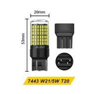 【GRATIS ONGKIR】Lampu Led T20 144smd 7440 7443 1157 Bay15d 1156 Bau15s Ba15s Sein Mundur Car