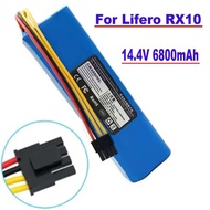 แบตเตอรี่ลิเธียมไอออนแบบชาร์จไฟได้ 14.4V 6800Mah สำหรับเครื่องดูดฝุ่น Lifero Robot Rx10 25558