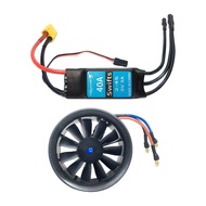 Dolity 50มิลลิเมตรท่อพัดลม W/ 4300Kv มอเตอร์ Brushless สำหรับ RC เจ็ทเครื่องบิน EDF เครื่องบิน