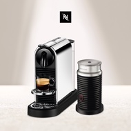 Nespresso CitiZ Platinum 膠囊咖啡機+黑色奶泡機組合