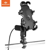 Octopus USB Charging Mobile Phone Holder Anti-Shaking Shock Mobile Phone Support Frame Second Lock Mobile Phone Holder Motorcycle Mobile Phone Holder Electric Ve