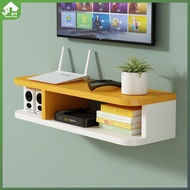 TV cabinet wall-mounted TV console Shelves set-top box simple simple modern small apartment living room wall-mounted storage cabinet bedroom