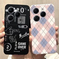 Infinix Hot 40 4G X6836 / Infinix Hot 40 Pro X6837 Phone Case Matte Soft New design 2023 heart Patte