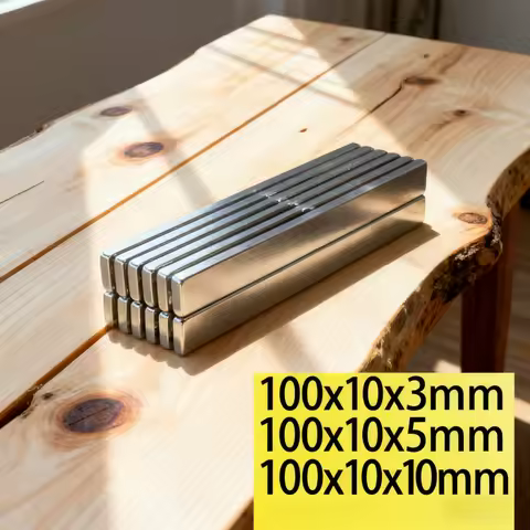 N52 100x10x3 100x10x5 N35 100x10x10 Rectangle Square Neodymium Original Generator Bar Block Strong G