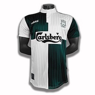 '95 Liverpool Green and White Retro Jersey Football Jersey