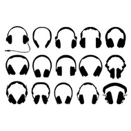 數碼 Headphones svg, headphones template, headphones eps, headphones png, Cricut, SVG