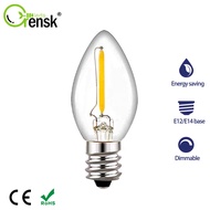 E12 E14 Retro ​LED Bulb Lamp 220V Light Bulb C7 Glass Candle Bulb 0.5W Energy Saving Filament Bulb M