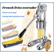 Premium Long French Fries Squeezer 30cm Machine Flour Special 30cm Long French Fries Maker Machine Mashed Long Potatoes Fried Chip Extruders Manual Potato Making Machine