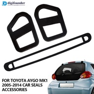 DIGIFOUNDER 2Pcs/3Pcs Car Rear Tail Cluster Seals and High Level Third Brake Light Seal For Toyota A