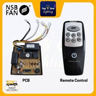 Original PCB/Remote Control for NSB Xtreme/Max Ceiling Fan - 4 speed ONLY