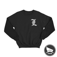 Anime Sweater death note L simple logo A011 crewneck OG2 3D A