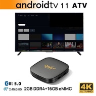 TV Box Smart Network Box Quad-core Cortex A55 Dual 5G WiFi BT 5.0 2GB 16GB Android TV 13 HD 4K Box I