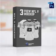 NFL Mockup Jersey | NFL END Mockup | NFL V Neck Mockup