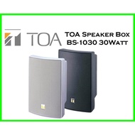 TOA Speaker Box Speaker BS-1030 30Watt Universal Splashproof Box Speaker with 70V / 100V / 8ohm