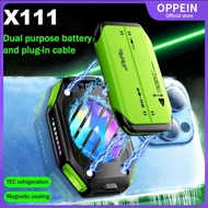 X111 Magnetic Phone Cooler Fan Detachable Battery Fan 2000MAh RGB Led Temperature Display