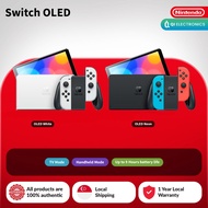 Nintendo Switch OLED Console White Neon - 1 Year Nintendo Singapore warranty