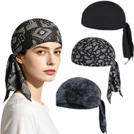 Mesh Hat Moisture Durag Helmet Inner Cap Breathable Head Cover Penutup Kepala Helmet Sports Cap Saru