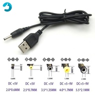 Hot Charger Power USB A Male to 2.0 2.5 3.5 4.0 5.5mm Connector 5V DC Cable Cord