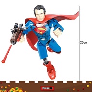 Wuhui Mô Hình Người Nhện Avengers Thanos Black Panther Groot Deadpool Gạch Xếp Hình Tự Làm Đồ Chơi C