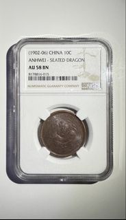 1902安徽省光緒元寶十文銅幣（逆背）