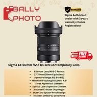 Sigma 18-50mm f/2.8 DC DN Contemporary Lens