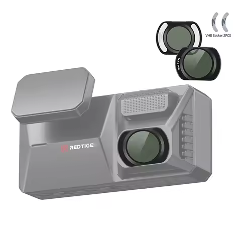 for REDTIGER F77 Dash Cam HD CPL Filter HD Lens Dust Protection Anti Glare