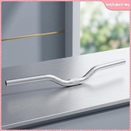 [lzdjhyke2] Aluminum Bike Handlebar AL6061 Swept Handlebar Heat Treated Silver 30H