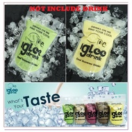 Alsahhia Igloo Ice Blended 10 pcs Transparent Zip Lock Plastic Bag Clear Ziplock Beg Thick Cup Plast