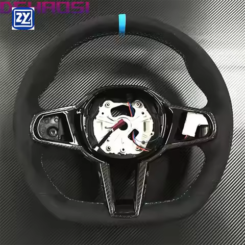 CS Steering Wheel Alcantara For BMW 1 2 3 4 5 6 7 8 Series G20 G26 G30 G01 G02 G80 G82 G87 F90 F95 F