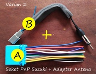 Kabel PnP Head Unit Soket Suzuki Ignis Ertiga Karimun APV Swift Esteem untuk Pasang Tape Mobil After
