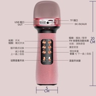 Wireless Bluetooth Microphone Audio Integrated Microphone k Song Handy Tool Loud Volume Household KT