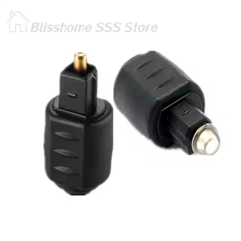 【S】Mini Optical O Adapter 3.5mm Female Jack To Digital Square Optical Audio Cable Universal Compatib