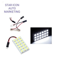 18 smd 5050 Led Festoon Light Car Interior Dome Light with Adjuster adapter & T10 adapter 12v