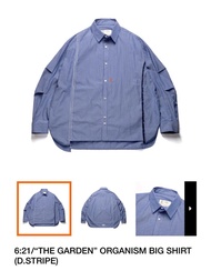 XL size Wall of Sound / D.Stripe / - 6:21/“THE GARDEN” Organism Big Shirt - 3 Colors Goopimade goopi