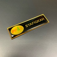 Epoxy Name Tag Library Name Tag